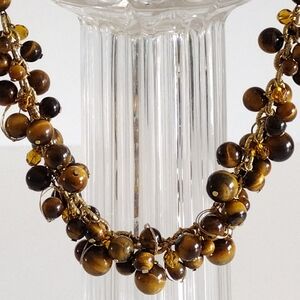 Carlisle Tiger Eye Necklace Vintage